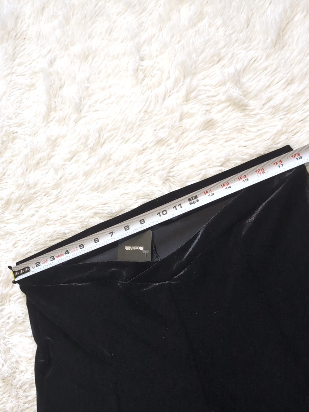 NWT Blackmilk Velvet Black Swirl Thigh Cutout High Waisted Flare Pant XXL - Picture 11 of 14